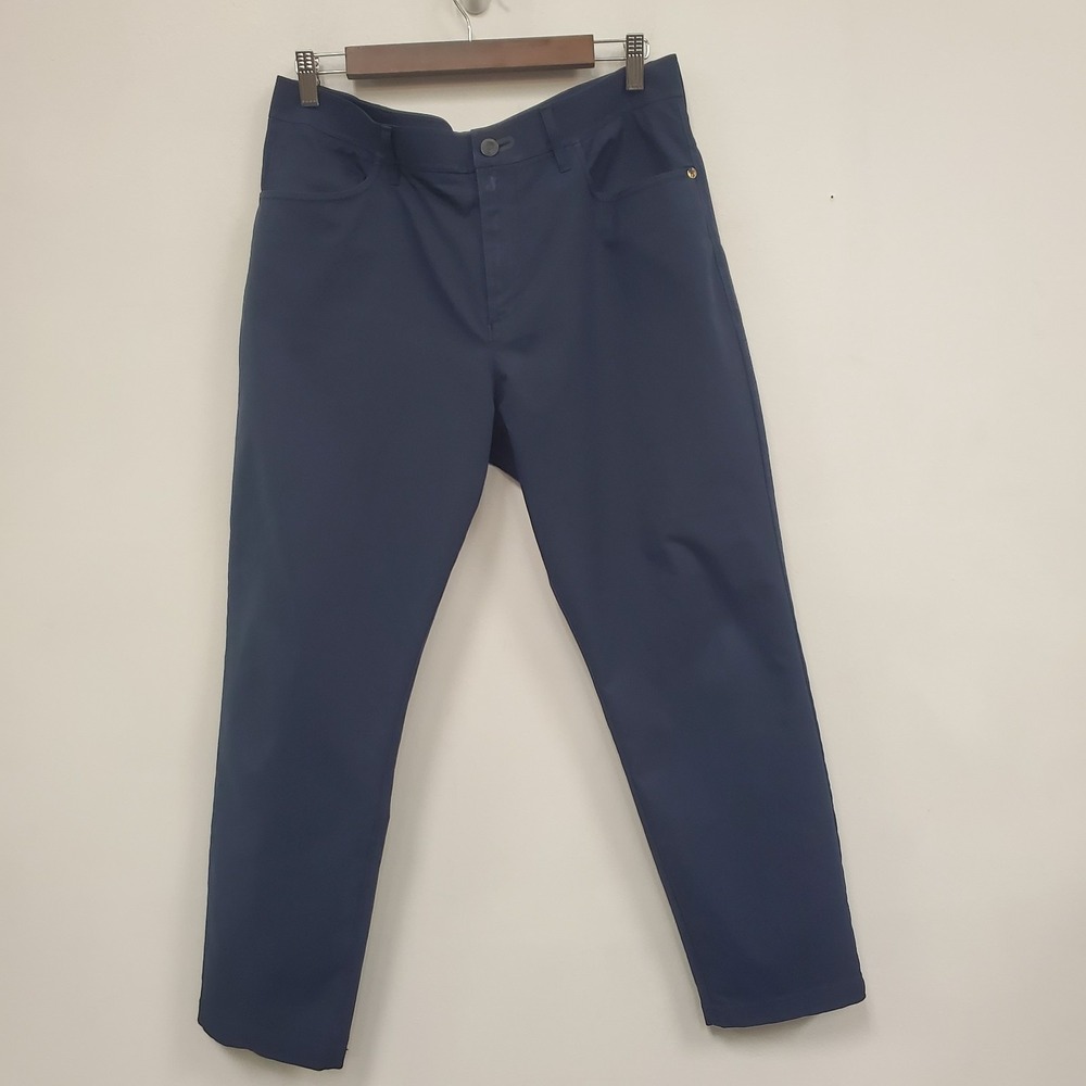 Public Rec Mens Blue Chino Pants Size 33x28 Tech Stretch Office Straight Leg